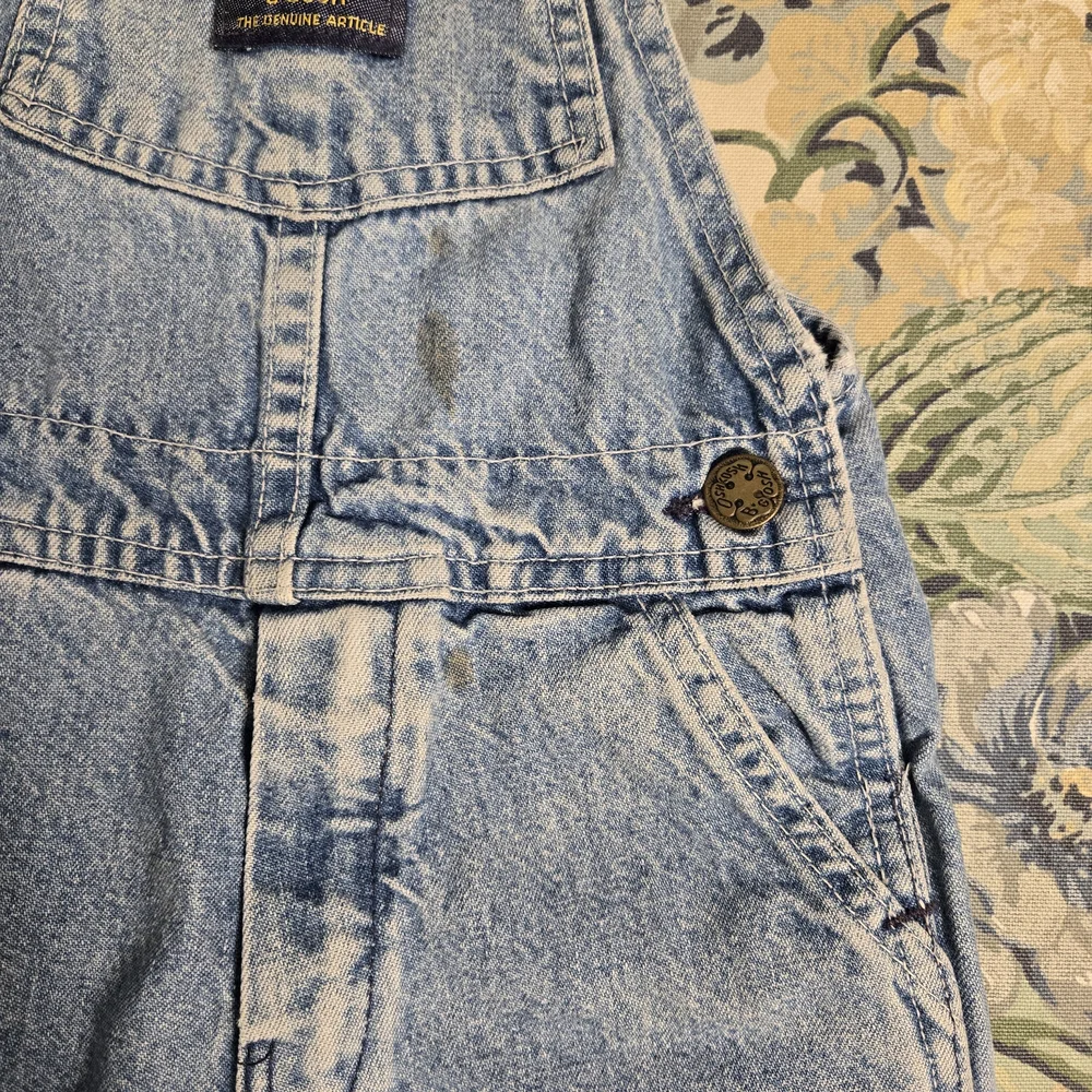 Vintage OshKosh B'gosh Blue Denim Vestback Overalls 3T
